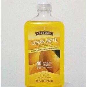 Ecosense‎ Lemon Brite Concentrated Hand Dishwashing Liquid 16oz LEMON | Sealed